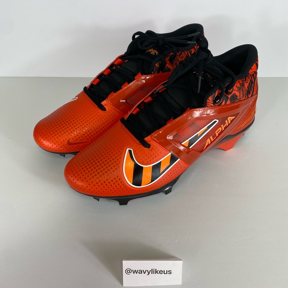 NIKE Alpha Menace 4 Pro Nrg Picante Football Cleats Men Size 11.5 [FQ3984-600]